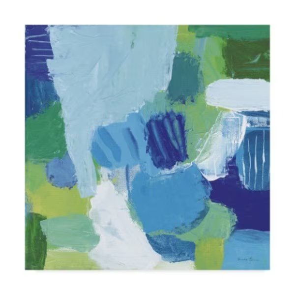 Farida Zaman 'Mountain Reflection I' Canvas Art, 18x18, Trademark Fine Art, Mfr#: WAP02663-C1818GG